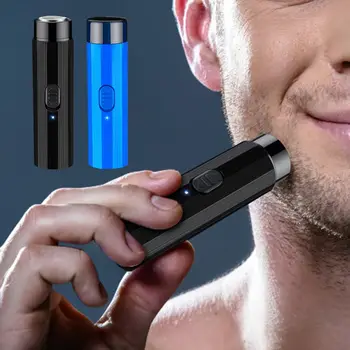 Высококачественная Прочная Мужская Женская Портативная Автоматическая Бритва Для Бороды USB, Моющаяся Мини-Электробритва