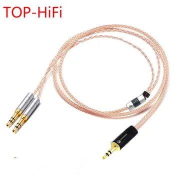 ВЫСОКОКАЧЕСТВЕННЫЙ монокристаллический медный кабель для наушников Sundara Aventho Focal Elegia t1 t5p D7200 MDR-Z7 с 7-дюймовым балансом Hi-Fi 7N 2.5/3.5/4.4 мм