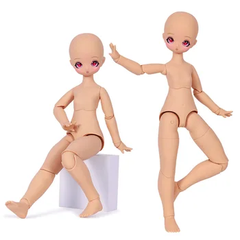 Головка для макияжа 1/4 Bjd для куклы Аниме с загорелой кожей 40 см, игрушка с аксессуарами для девочки