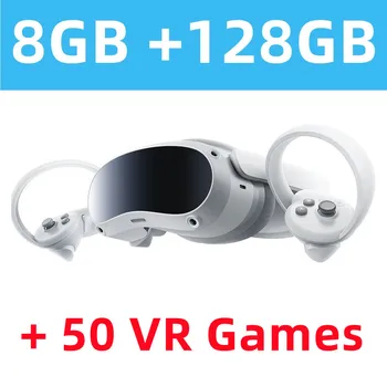 ГОРЯЧАЯ ПРОДАЖА НОВЫХ очков Виртуальной реальности PICO 4 All-In-One VR Headset 8GB + 128GB 4K 72Hz/90Hz 6Dof 105 FOV Пространственная функция PICO 4 VR