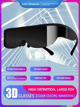 Горячие продажи 3D Android Видео Смарт-Очки 3D VR Очки Oled Экран Высокой Четкости 3860 PPI Большой Угол Обзора Смарт-Очки PK E633