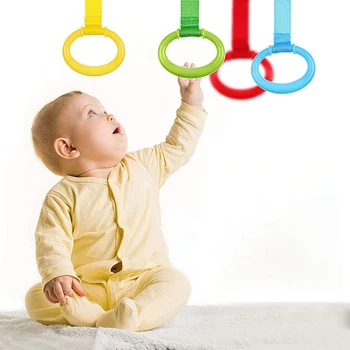 Детская кроватка, манеж, тяговое кольцо, подвесные кольца, учимся стоять, подвески, детские игрушки, ручки, высокопрочные аксессуары для новорожденных