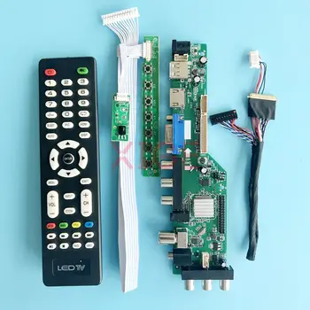 Для N133FGE CLAA133UA01 Драйвер Платы контроллера USB + DHMI + VGA + 2AV DVB Цифровой сигнал 40-Контактный LVDS 1600*900 13,3 