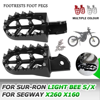 Для Segway Dirt eBike X260 X160 X 260 X 160 Для Sur-Ron Surron Light Bee S X Аксессуары Для мотоциклов Подставки Для Ног, Колышки