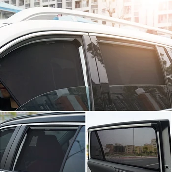 Для Toyota HILUX VII Пикап REVO 2015-2021 Магнитный Автомобильный Солнцезащитный Козырек Переднее Лобовое Стекло Заднее Боковое Стекло Солнцезащитный Козырек