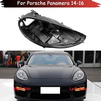 Задняя крышка корпуса фары автомобиля, Пластиковая задняя оболочка фары, Осветительный объектив, Основание головного фонаря для Porsche Panamera 2014 2015 2016