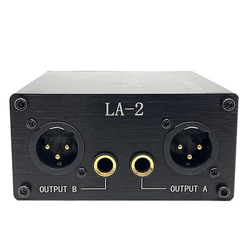 Изолятор аудиосигнала 6.35 XLR Головной Микшер Аудио Тока Для Удаления Фильтра Акустического Шума LA-2