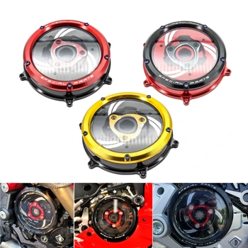 Комплект Крышки Сцепления двигателя Мотоцикла, Прозрачная Защита Объектива, Боковое Крепление, Протектор Для Ducati Panigale V4 V4s V4 1100 Speciale 2018-2022
