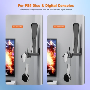 Кронштейн для хранения игровой стойки с винтами для контроллера игровой консоли PS5 Прямая поставка