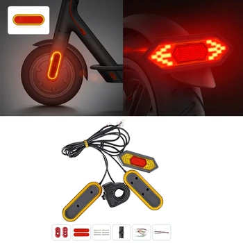 Лампы указателей поворота, замена ABS для электрического скутера Xiaomi Mi M365/PRO/1S/Lite/Essential, отражающий задний фонарь для скутера
