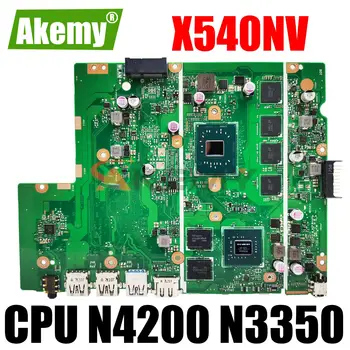Материнская плата X540NV для ноутбука ASUS X540N X580NV с графическим процессором N4200 N3350 8G/4G-RAM N16V-GMR1-S-A2 920MX-V2G 100% Тест