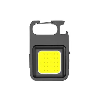Мини Светодиодный фонарик Cob Keychain Light 500 Люмен Многофункциональный Супер Яркий Наружный Фонарик Рабочие Лампы