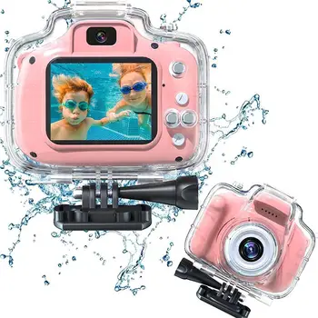 Мини Цифровая камера Для детей, игрушки для детей, съемка экрана, видео, Зеркальная камера для улицы, игрушка, Водонепроницаемая для детских подарков, камера F4k7