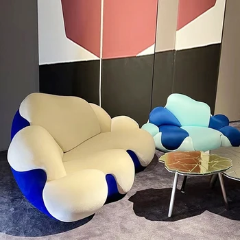 Минималистичное кресло FRP Cloud, Дизайнерский креативный арт-уголок для отдыха на вилле отеля, диван для отдыха специальной формы