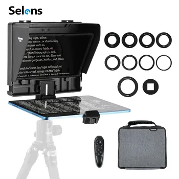Многофункциональный Портативный Телесуфлер Selens Prompter Для записи видео с телефона/Камеры Поддерживает Горизонтальную и вертикальную съемку 프롬프터