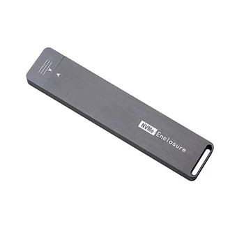 Мобильный твердотельный накопитель NVME от NVME до USB3.0 Внешняя коробка Поддерживает 2230 2242 2260 2280 карту жесткого диска