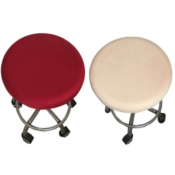 Модный Протектор стула, Круглый чехол для стула из полиэстеровой ткани, Водонепроницаемые Чехлы для обеденных стульев, Чехлы для банкетных сидений в отеле