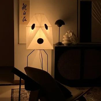 Напольный светильник из рисовой бумаги для гостиной с имитацией бумаги Дизайн торшера Noguchi Yong и искусство оформления бумажного торшера