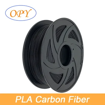Нить из углеродного волокна OPY для 3D принтера 1,75 мм Пластик 1 кг 100 г 10 м черный