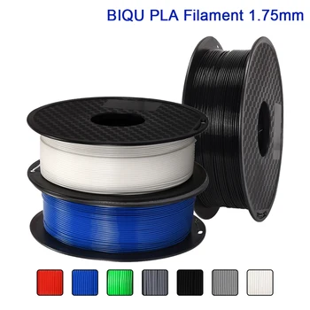 Нить Накаливания BIQU PLA 1,75 мм 1 кг Черный Белый Синий Без Пузырьков Материал Для Печати FDM 3D Принтер B1 BX Ender 3 V2 CR10S Pro