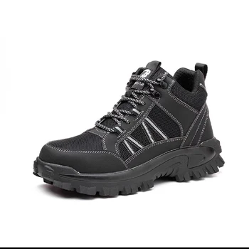 Новая летняя уличная защитная обувь, мужские рабочие ботинки, устойчивые к проколам, НОВАЯ защитная обувь, легкие дышащие кроссовки 2022