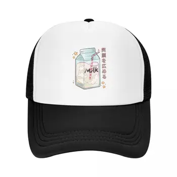 Новая Японская бейсбольная кепка Kawaii Milk Carton в стиле вестерн, шляпы для гольфа, Мужская Роскошная женская кепка, мужская