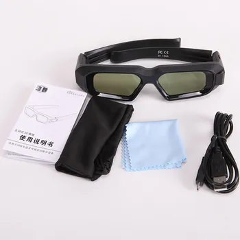 Новые 3D-очки с радиочастотным Bluetooth-затвором, заряжаемые через USB, для проектора EPSON TW5200/6600/5300/5210/5350