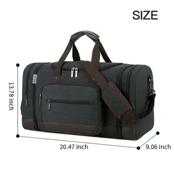 Новые холщовые дорожные сумки, мужская спортивная сумка, сумка для выходных, Сумки для багажа Большой емкости для женщин