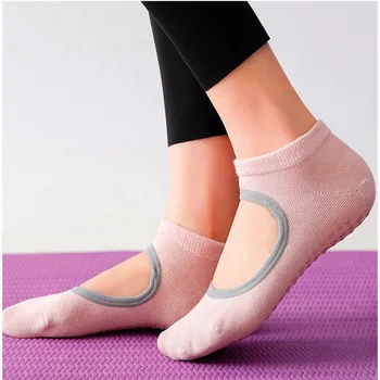 Носки для йоги оптом, профессиональные нескользящие летние тонкие носки для фитнеса в помещении, носки для занятий танцами