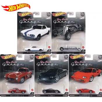 Оригинальная Автомобильная культура Hot Wheels Премиум-класса Jay Leno's Garage, Изготовленная под давлением 1:64 Voiture McLaren F1 Chevrolet Corvair Boy Toy для детей