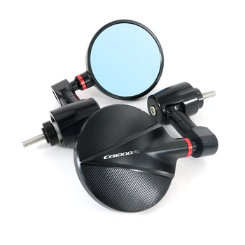 Подходит для Honda CB1000R 08-19 Зеркало с ЧПУ Алюминиевый Cafer Racer Универсальная ручка для Боковых Зеркал заднего вида с торцом