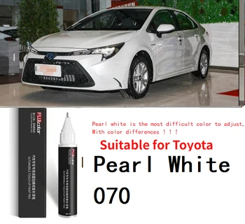 Подходит для ремонта краски Toyota для подкрашивания царапин ручкой Pearl White 070 Super white 040 Platinum Pearl White 089 Skyrim 040