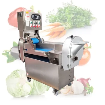 Промышленная многофункциональная машина для резки овощей, машина для резки кубиков овощей, измельчитель овощей