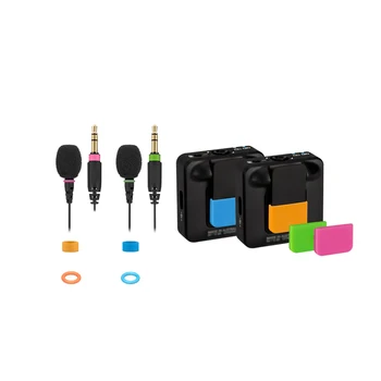 Разноцветные кольца для идентификации микрофона из ТПУ, кабельные кольца, совместимые с беспроводными устройствами GO & Lavaliers, аксессуары для идентификации с цветовой кодировкой