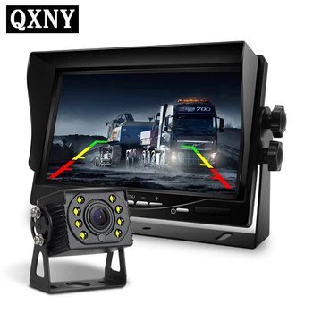 Резервная камера заднего вида для грузовика ночного видения 7-дюймовый ЖК-монитор автомобиля Идеально подходит для DVD-дисплея для парковки автобусов RV Видеонаблюдение