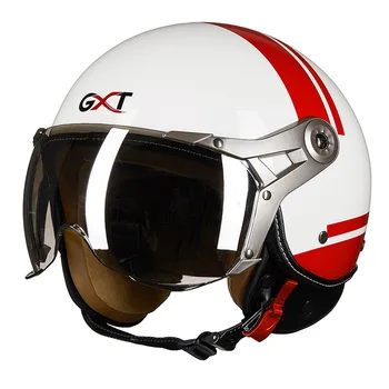 Ретро Мотоциклетный Шлем с Открытым Лицом 3/4, Шлемы для Мотокросса, Одобренный В Горошек, ECE ABS, Шлем Moto Casco, Motocicleta Capacete De Motos