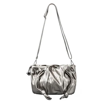Роскошная сумка из мягкой искусственной кожи, Женская сумка на шнурке, трендовая сумка-мессенджер, сумки через плечо, Женская сумка на регулируемом ремне
