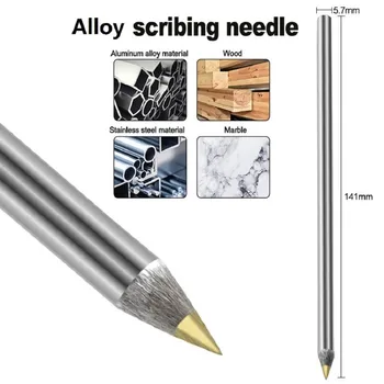 Ручка для рисования из сплава, Твердосплавная ручка для рисования, Металл, дерево, стекло, маркер для резки плитки, карандаш, Металлообработка, ручные инструменты для деревообработки
