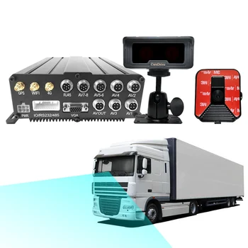 система контроля усталости водителя переднего радара adas от столкновений с записывающей камерой mdvr dsm, система безопасности карьерного грузовика