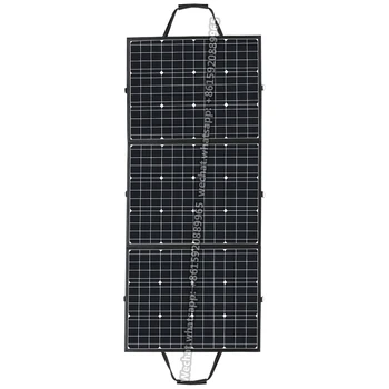 Складная сумка для солнечной панели мощностью 180 Вт, блок питания Sunpower 2022, солнечная система с USB-зарядным устройством постоянного тока, комплект солнечных панелей и блок питания
