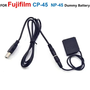 Соединитель CP-45 Li40B Li42B с Муляжом Аккумулятора USB-Кабель Power Bank для Pentax D-Li63 Fujifilm NP45 Nikon EN-EL10 KLIC-7006 Casio EX-Z1