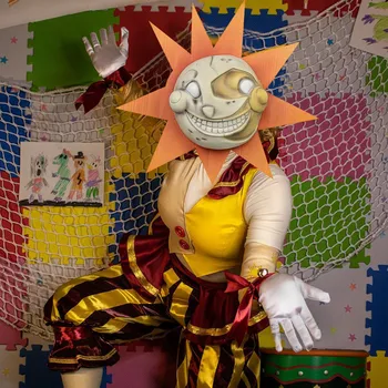 Солнцезащитная маска Нарушение безопасности Косплей Реквизит Костюм на Хэллоуин