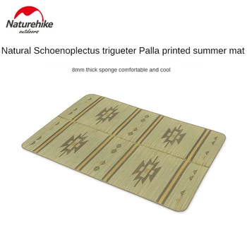 Соломенный коврик с принтом Naturehike, Портативный утолщенный летний коврик для кемпинга NH21FCD09