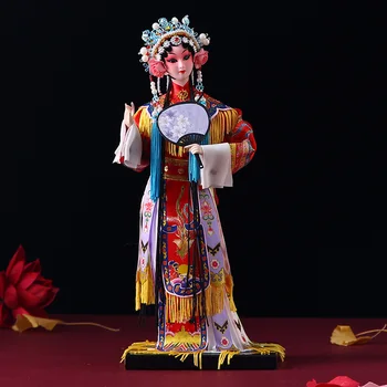 Специальные поделки в китайском стиле, Шелковые люди, Кукла из Северной Пекинской Оперы, Кукла-бутик для иностранцев, Подарки за границей, Подарочное оформление