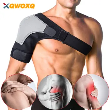 Спортивный восстановительный плечевой бандаж для мужчин и женщин, поддержка стабильности спины, Регулируемая посадка, Обертывание рукава, облегчение травм, Тендинит