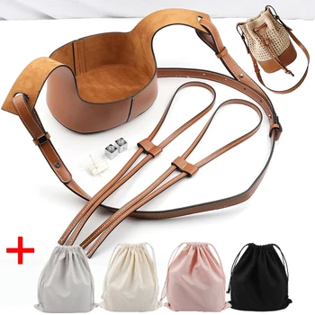 Сумка ручной работы на плечевом ремне с полым шнурком, тканый набор сумок, Кожаная сумка с сумкой на нижнем ремне, сумка для рюкзака 