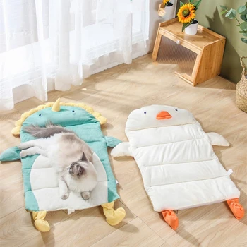 Съемная чистая прохладная дышащая кровать для кошек и товары для домашних животных