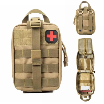 Тактическая медицинская сумка, сумка Molle, аптечки первой помощи, поясная сумка, аварийная сумка для кемпинга, альпинизма, выживания, Военная сумка EDC