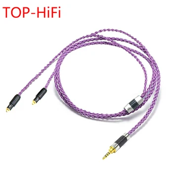 Топ-Hi-Fi 3.5/6.35/2.5/4.4 мм 4pin XLR Сбалансированный Сменный Аудиокабель с 8 проводами для наушников SRH1540 SR0 SRH1840 SRH1440
