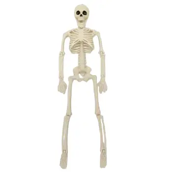Украшение Скелета на Хэллоуин, Имитация Статуи Человеческого Скелета, Декор для вечеринки на Хэллоуин